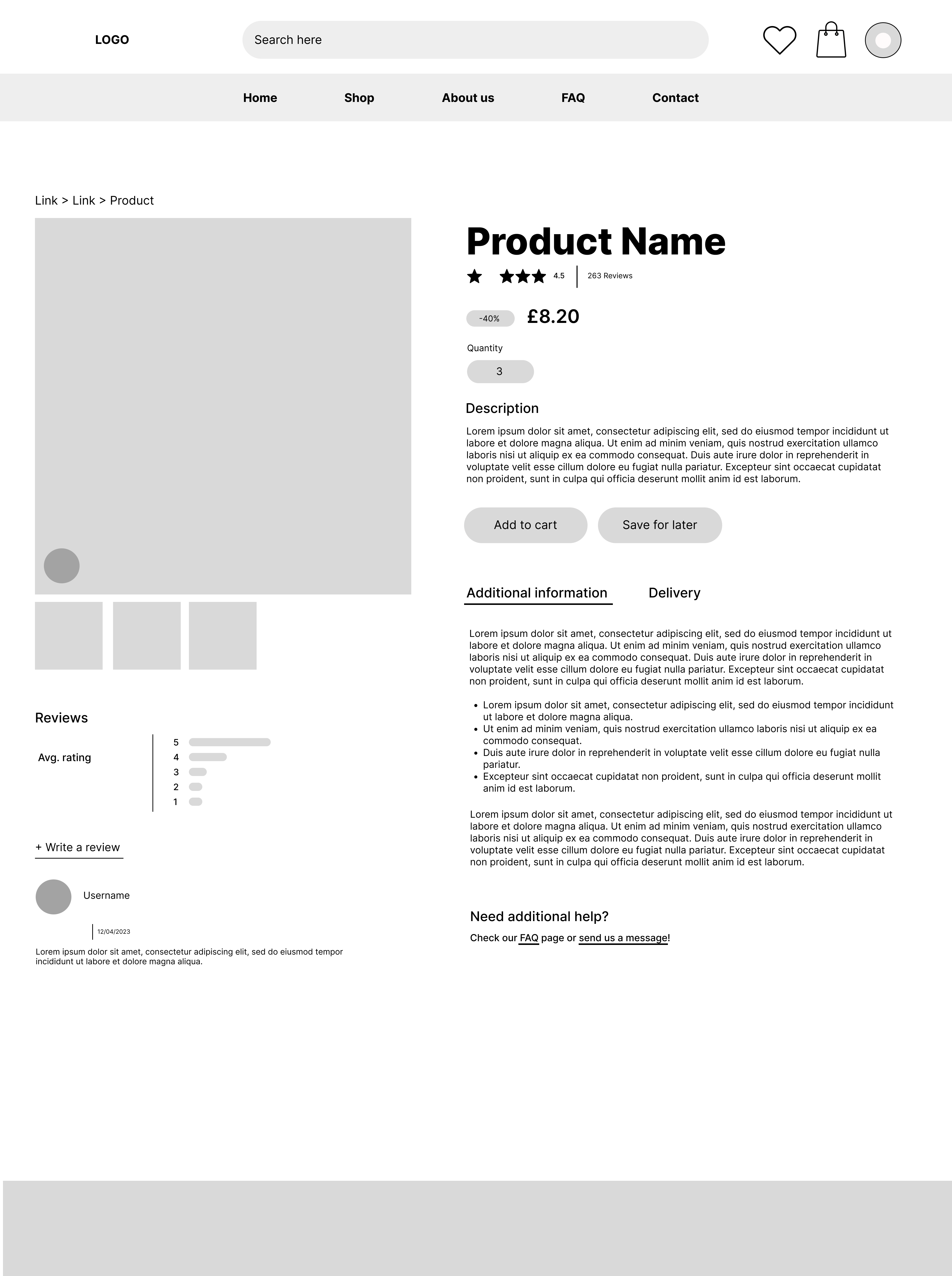 Product page – Diana